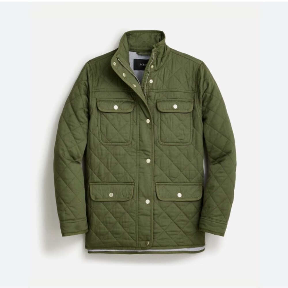 J. Crew quilted Downtown Field Jacket - Picture 3 of 12